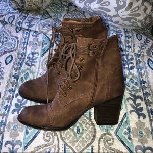Cute lace up booties
